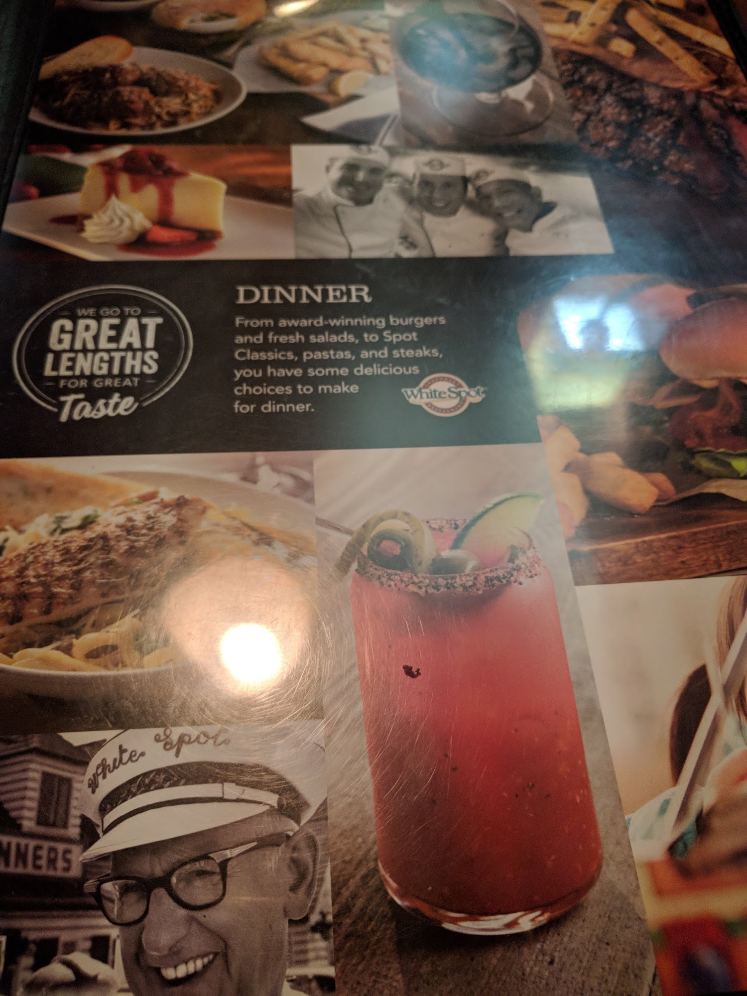 White Spot Leduc Menu