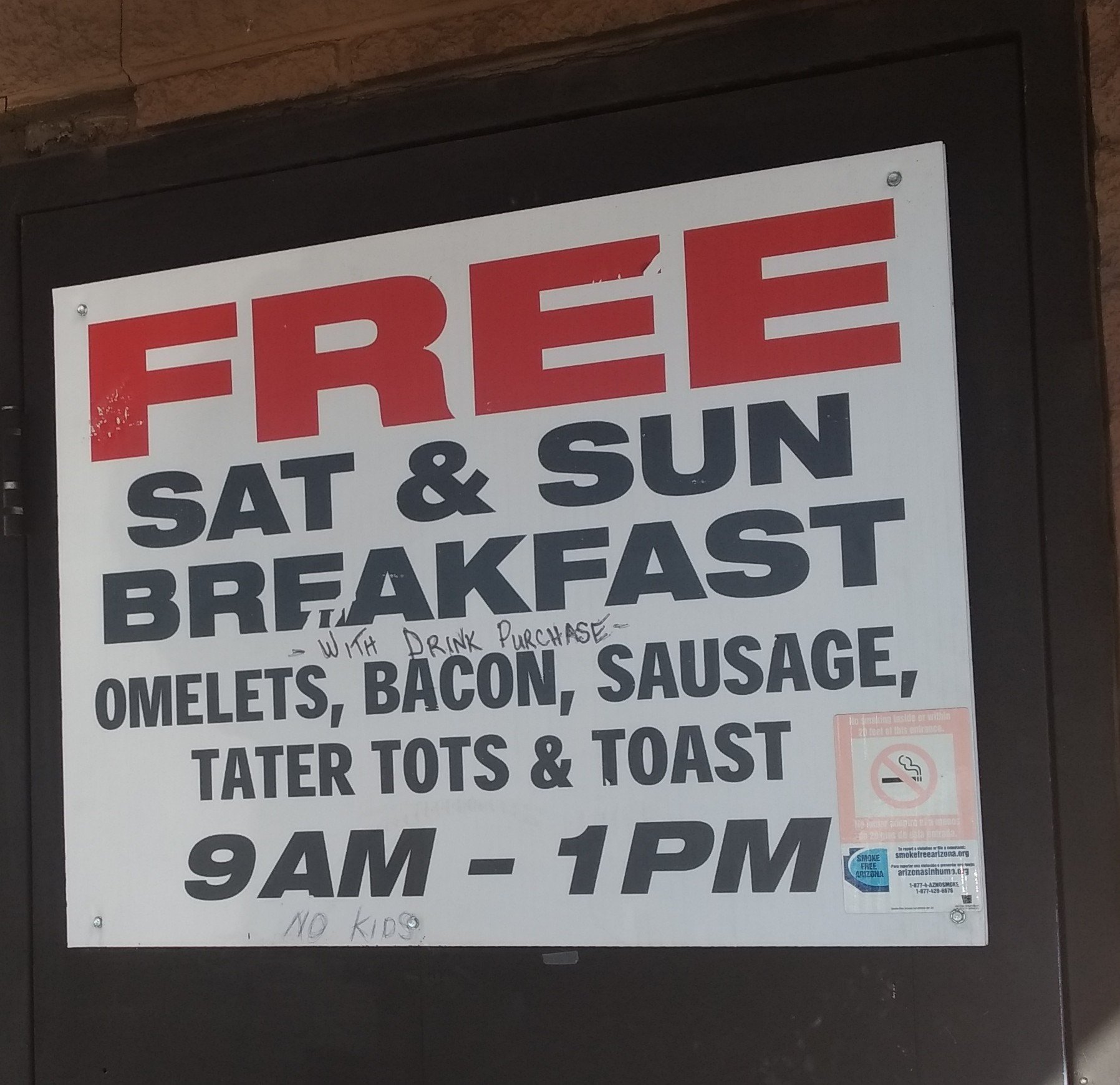 Finishline Sports bar Menu