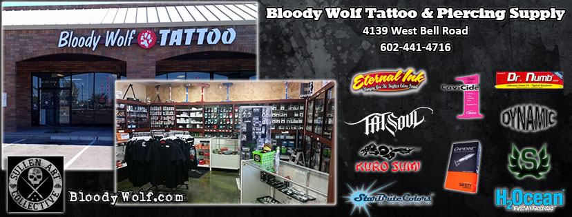 Bloody Wolf Tattoo Supply