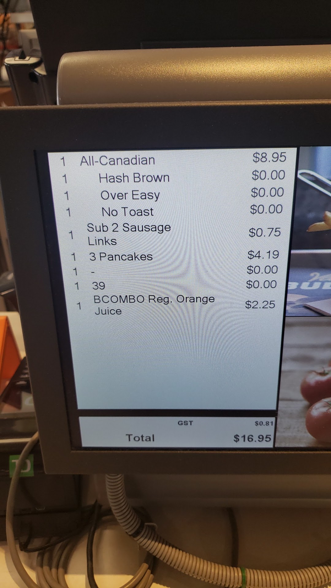 A&W Canada Menu