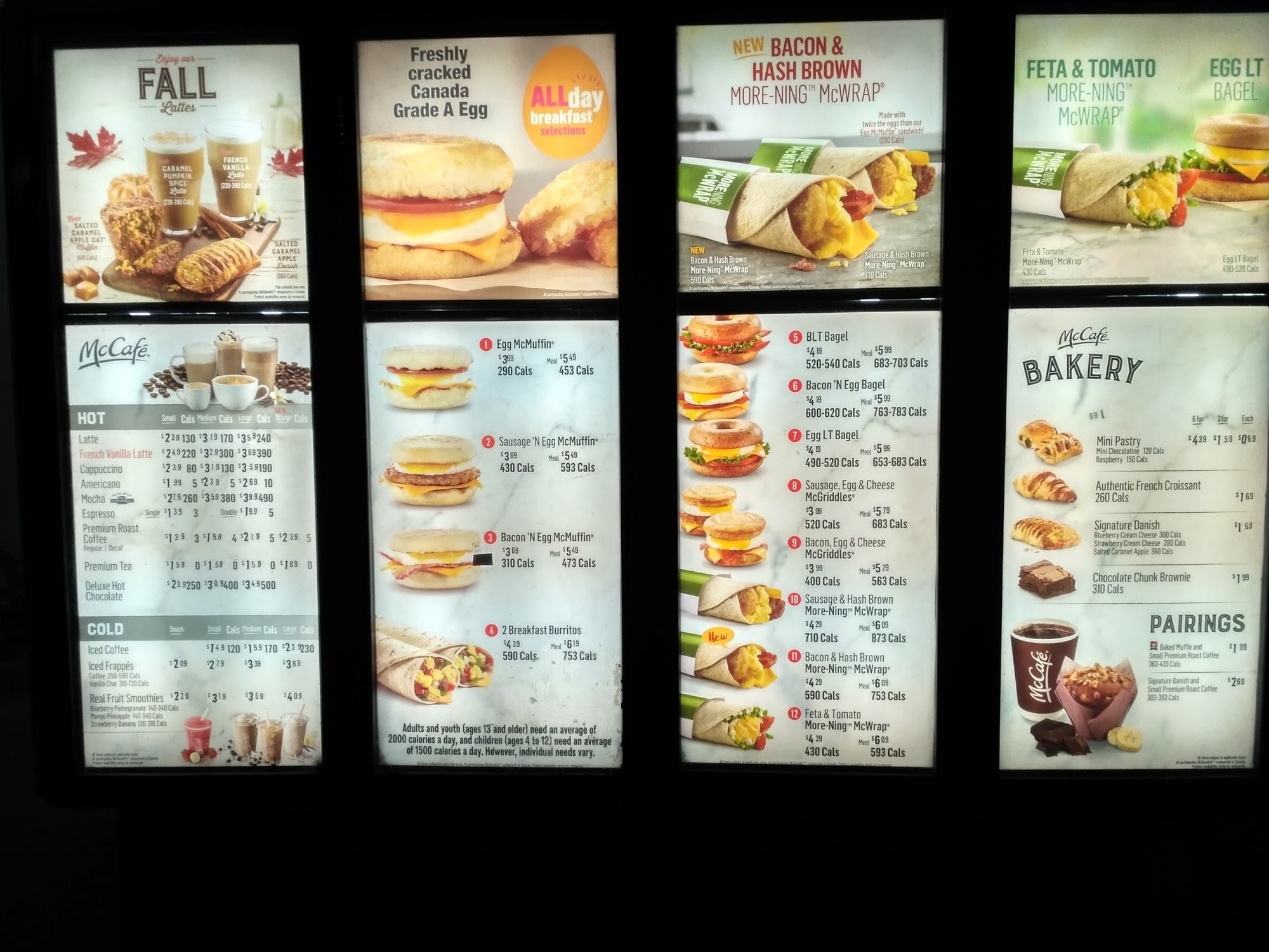 McDonald's Menu