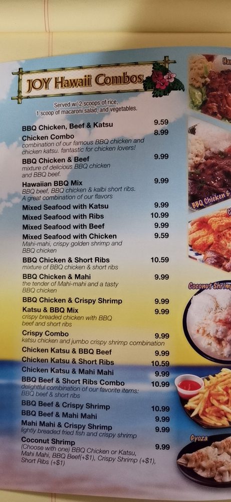 Joy Hawaiian BBQ & Cajun Seafood 13935 Van Nuys Blvd, Arleta
