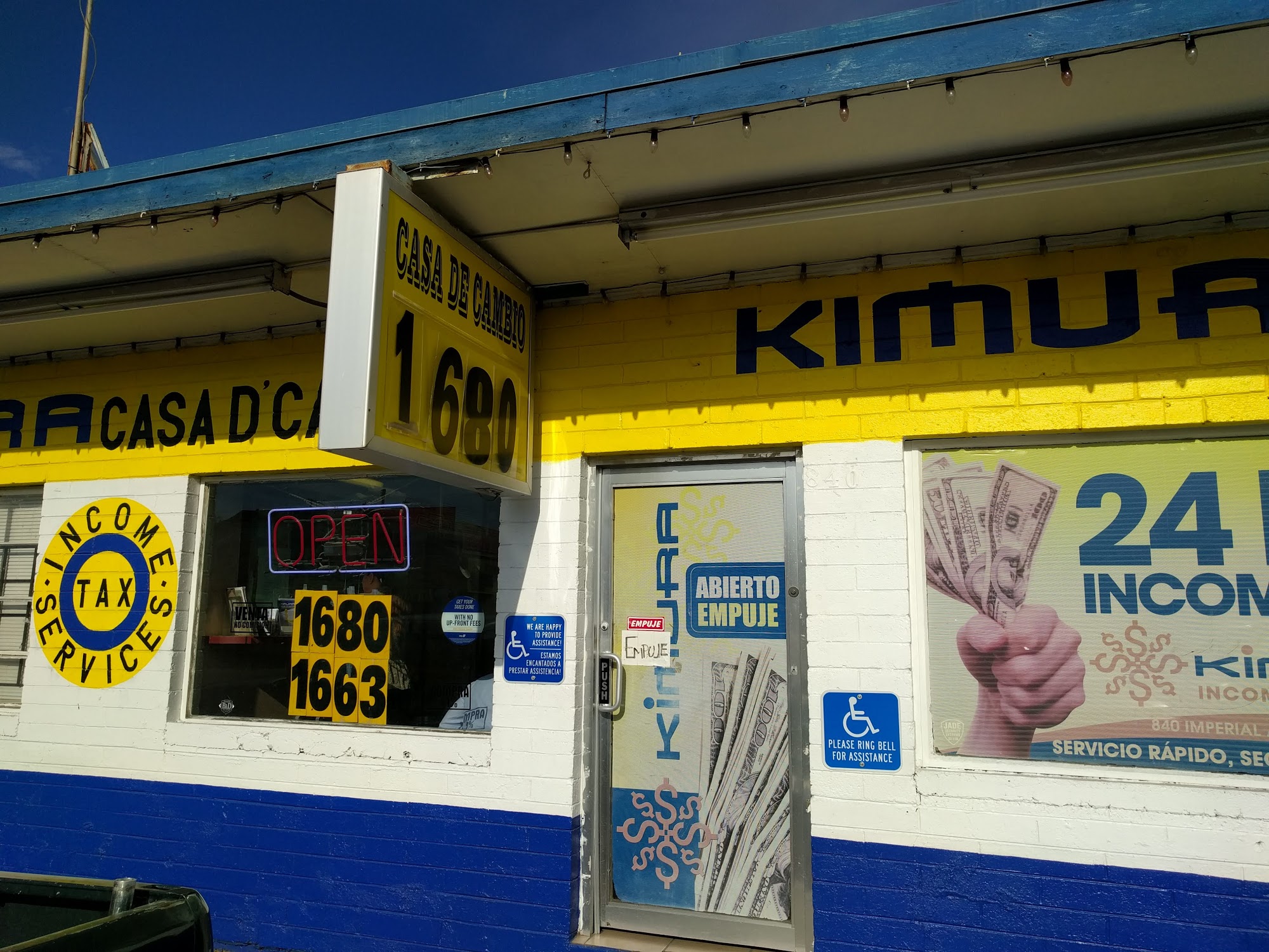 Kimura income tax services and casa de cambio