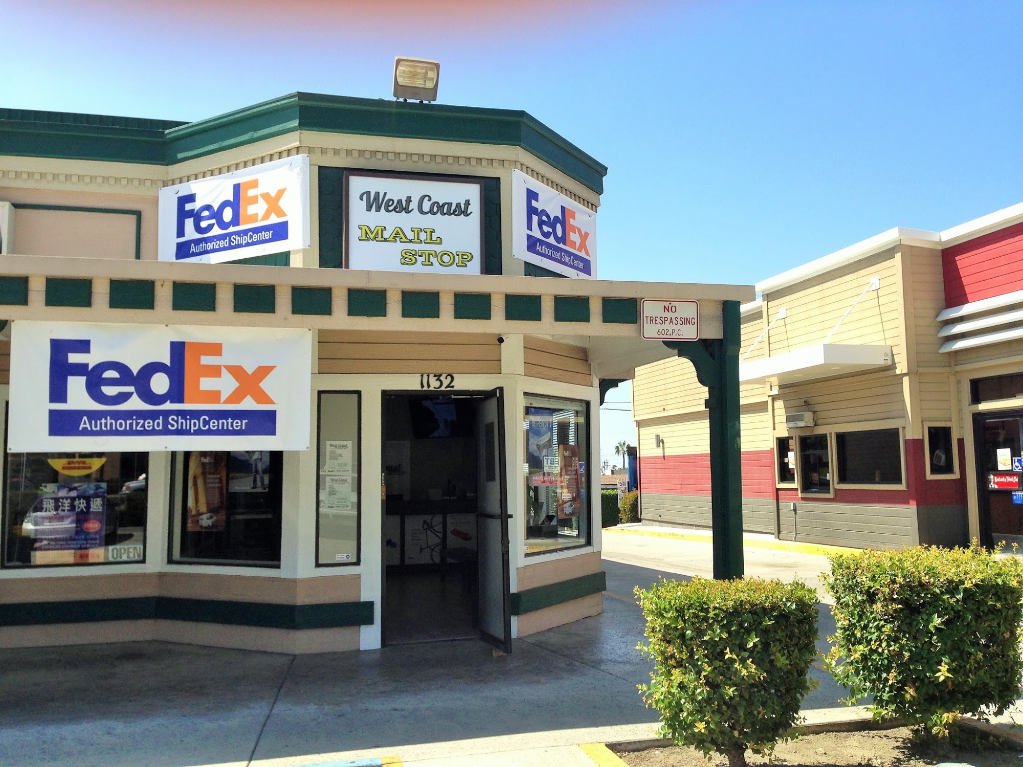 Fedex West Coast Mail Stop