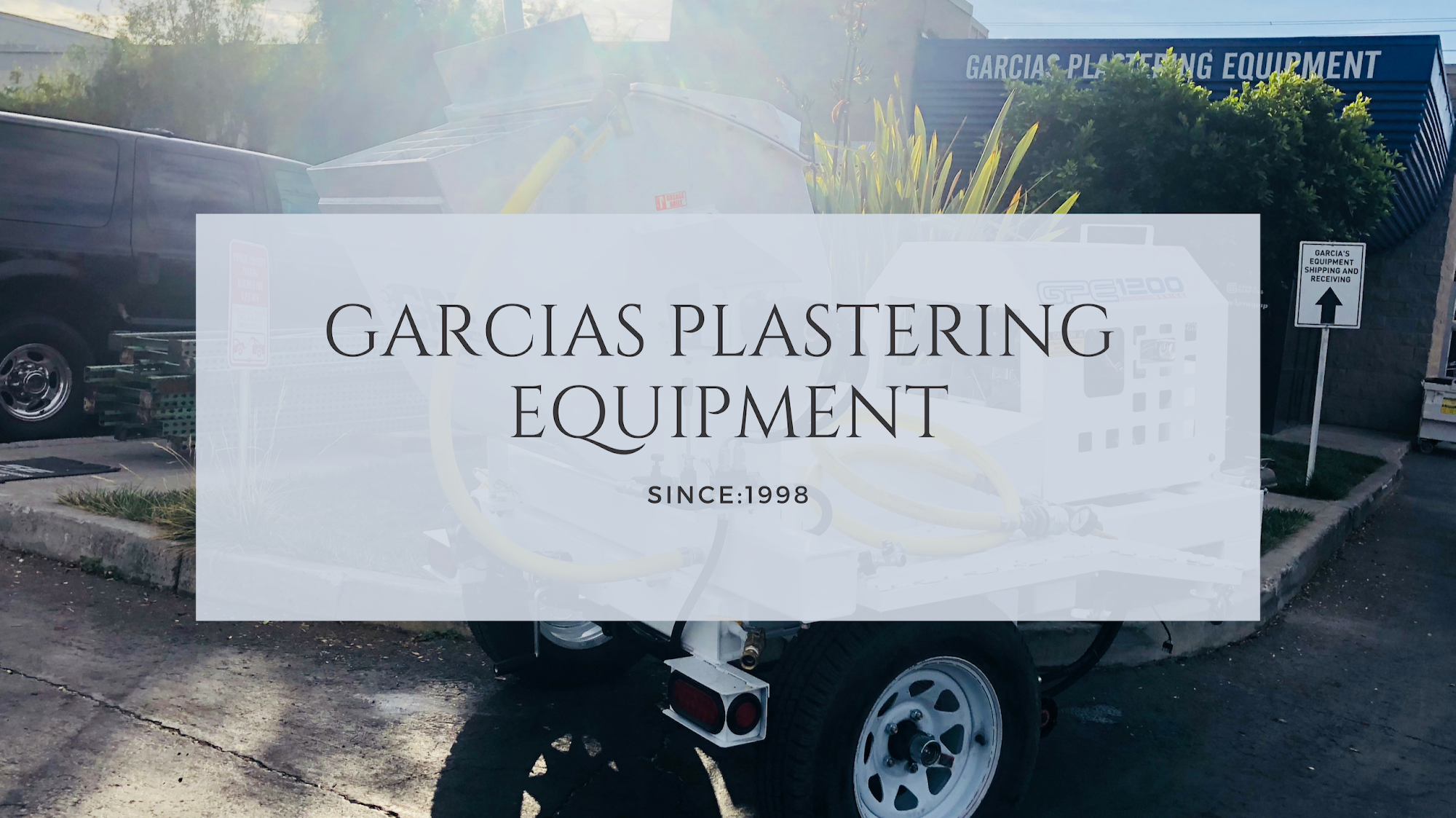 Garcia's Plastering Equipment