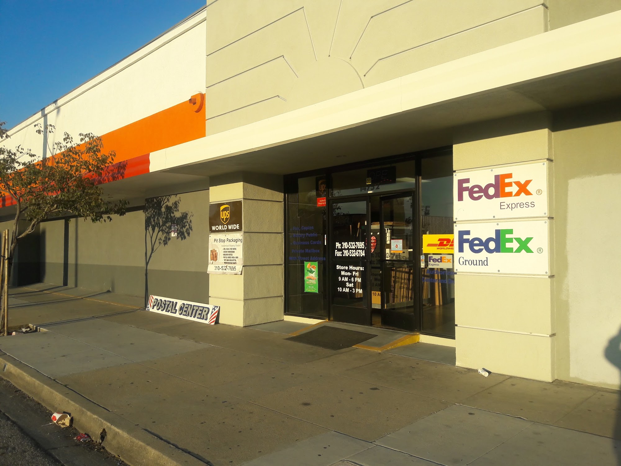 FedEx UPS DHL Authorized Postal Center Pitstop Packaging
