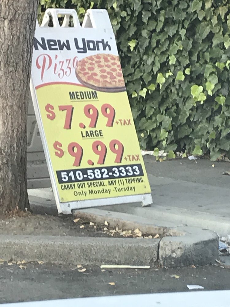 New York Pizza 1086 A St, Hayward
