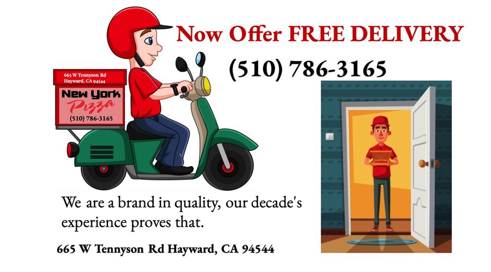New York Pizza 665 W Tennyson Rd, Hayward