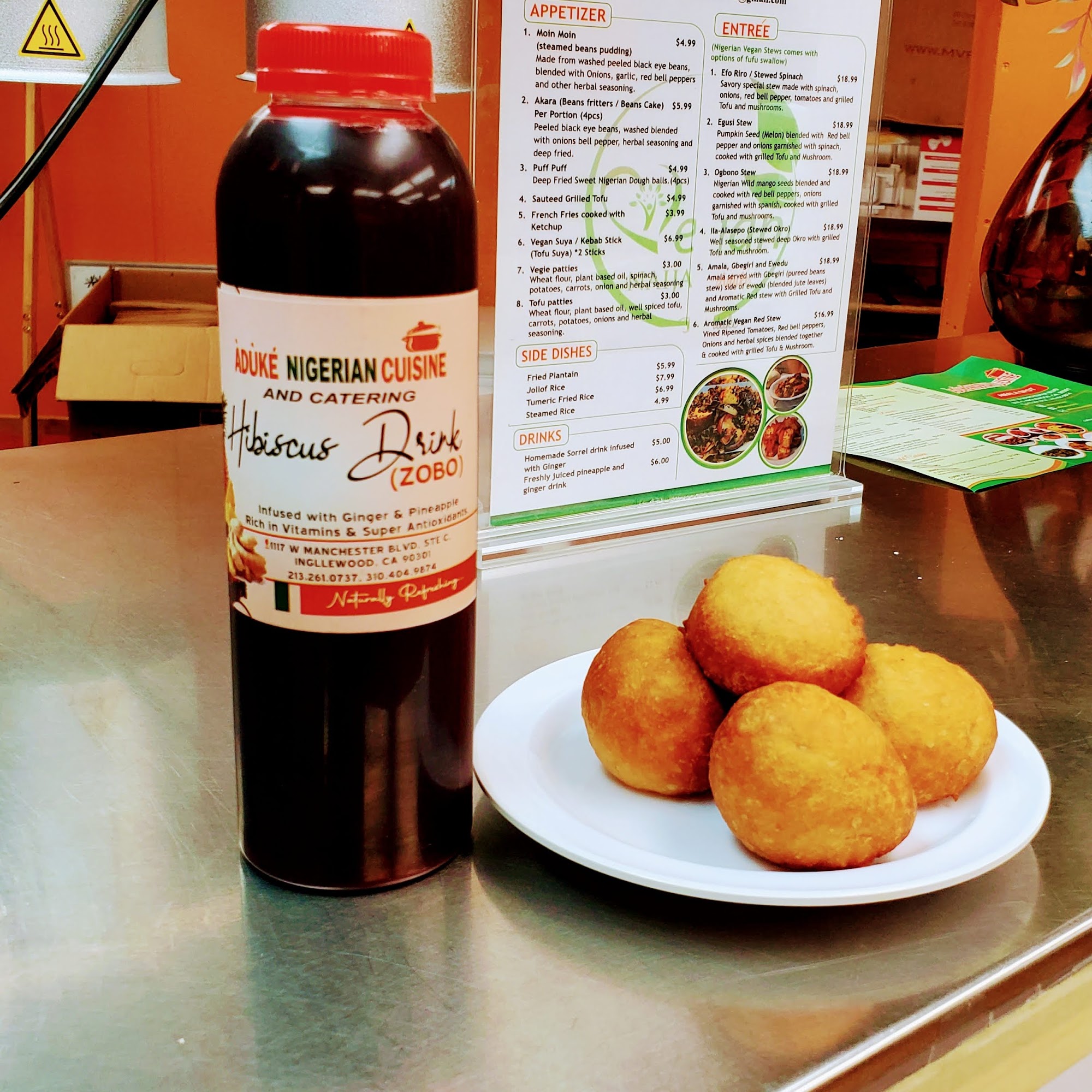 ADUKE NIGERIAN CUISINE Menu