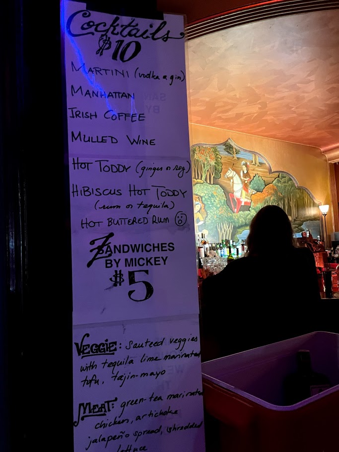Zam Zam Menu