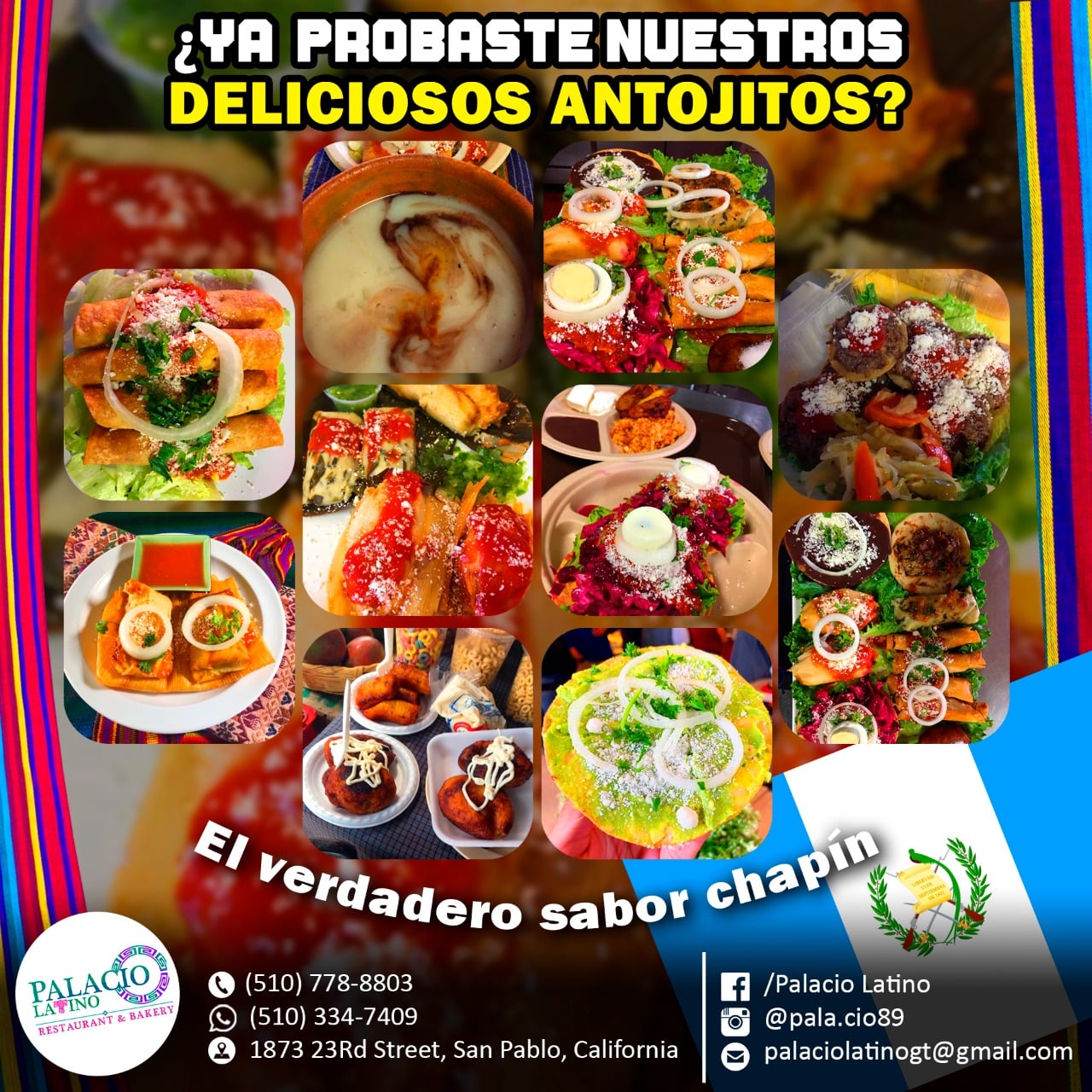 Palacio Latino Restaurant & Bakery 1873 23rd St, San Pablo
