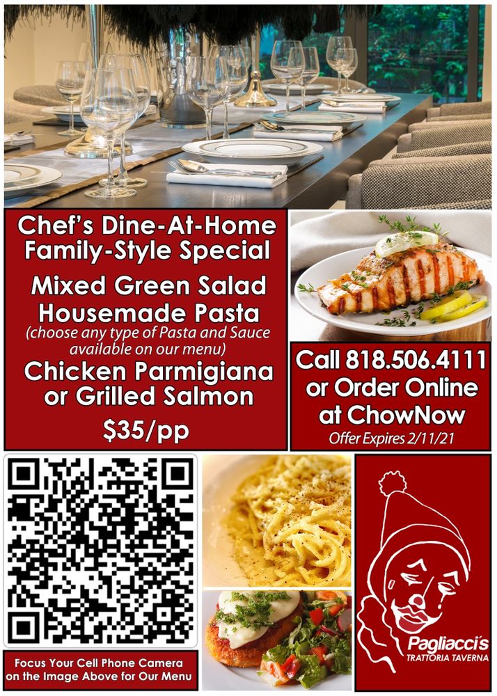Pagliacci's Trattoria Taverna 4366 Coldwater Canyon Ave, Studio City