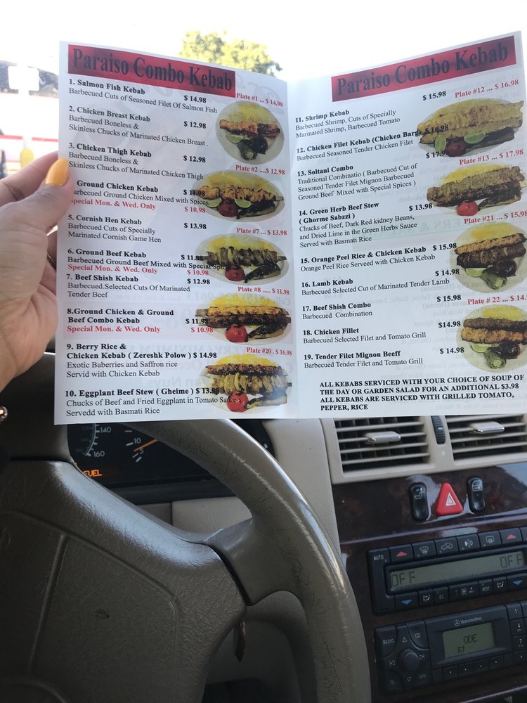 Paraiso Kebab 7130 1/2 Van Nuys Blvd, Van Nuys
