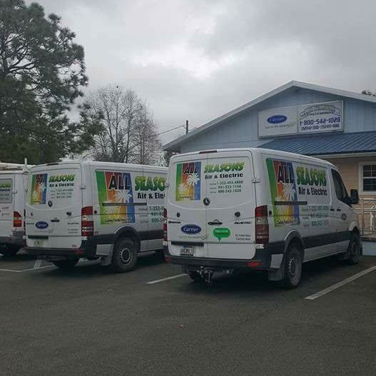 All Seasons Heating & Air Conditioning 2564 NW 15th Ave, Chiefland Florida 32626