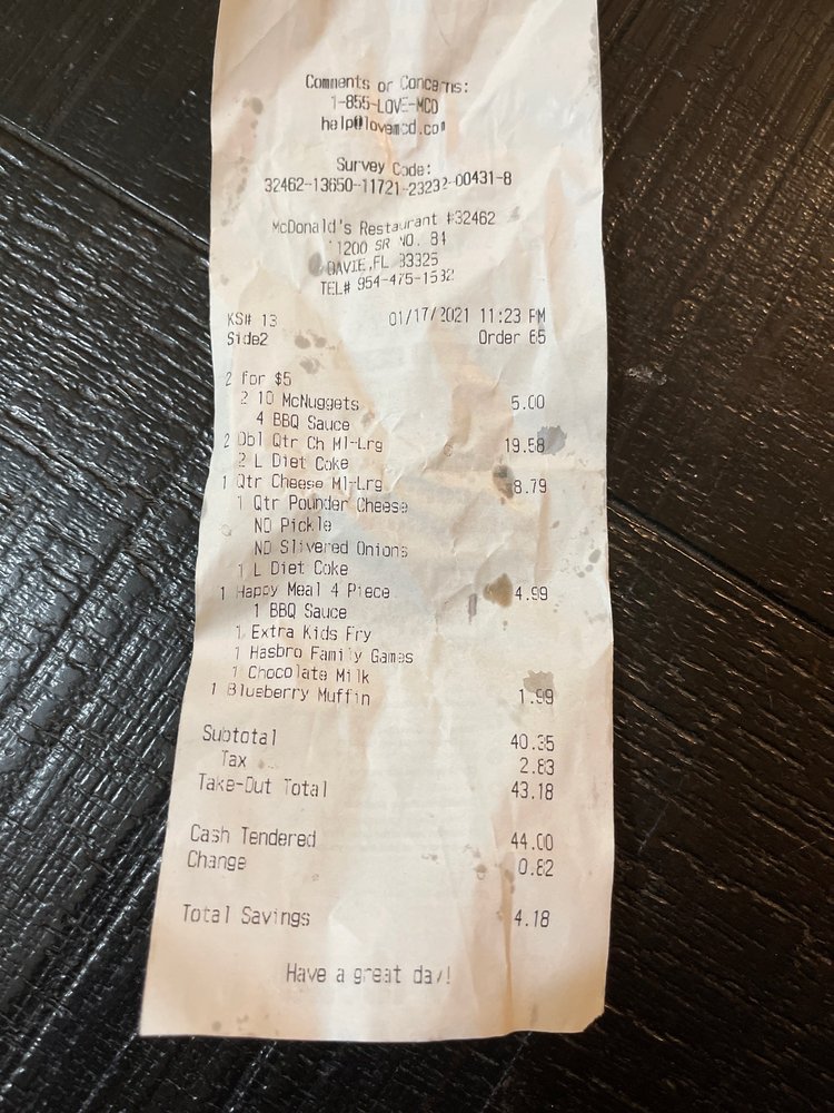 McDonald's 11200 FL-84, Davie