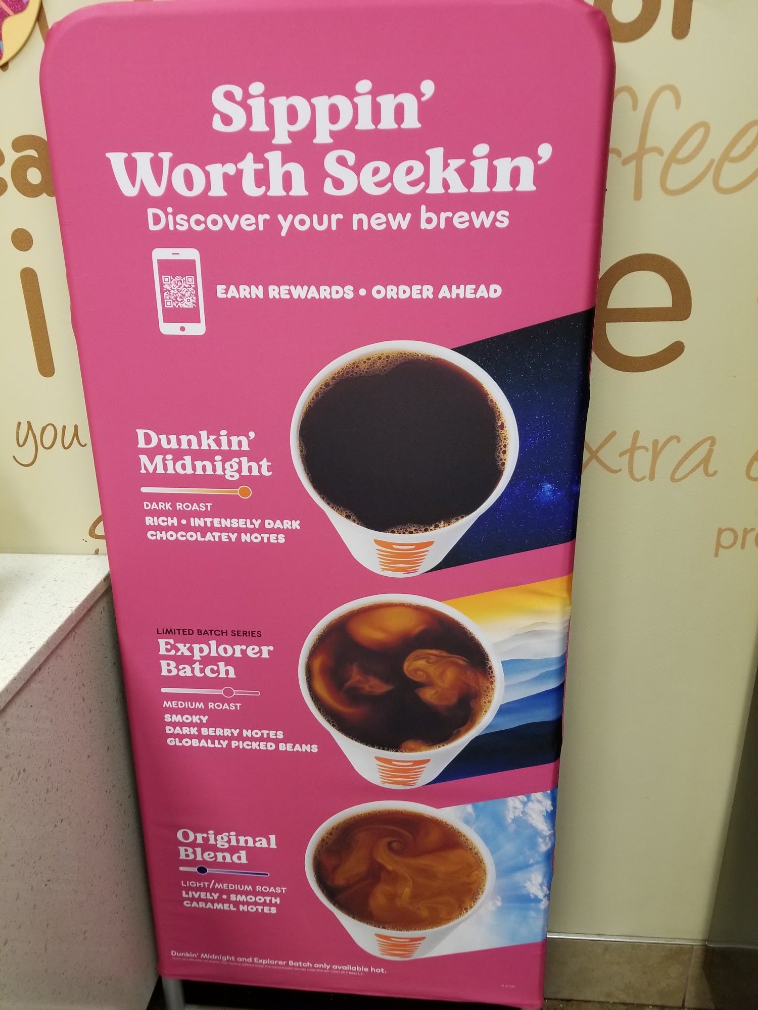 Dunkin' Menu