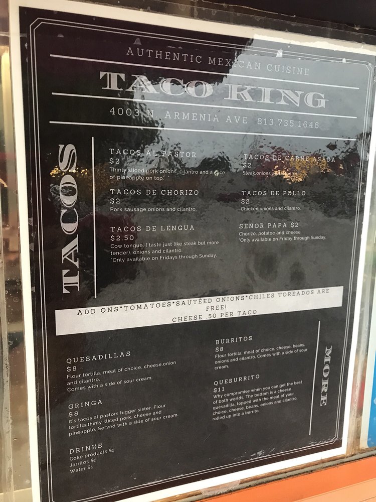 Taco King Food Truck, Tampa Menu, Reviews (47), Photos (44