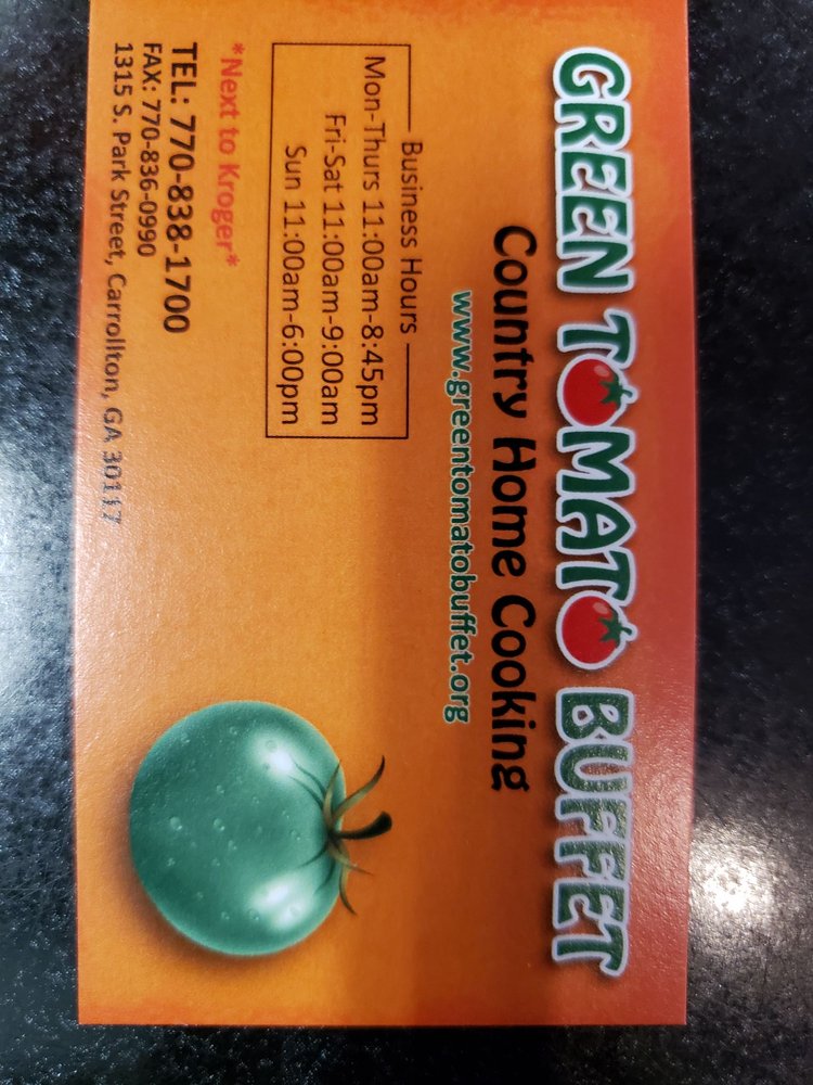 Green Tomato Buffet, Carrollton Menu, Reviews (165), Photos (28