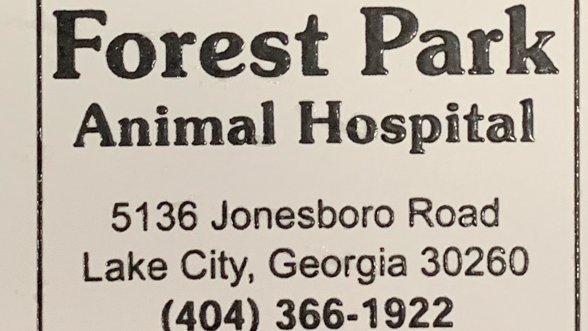 Forest Park Animal Hospital