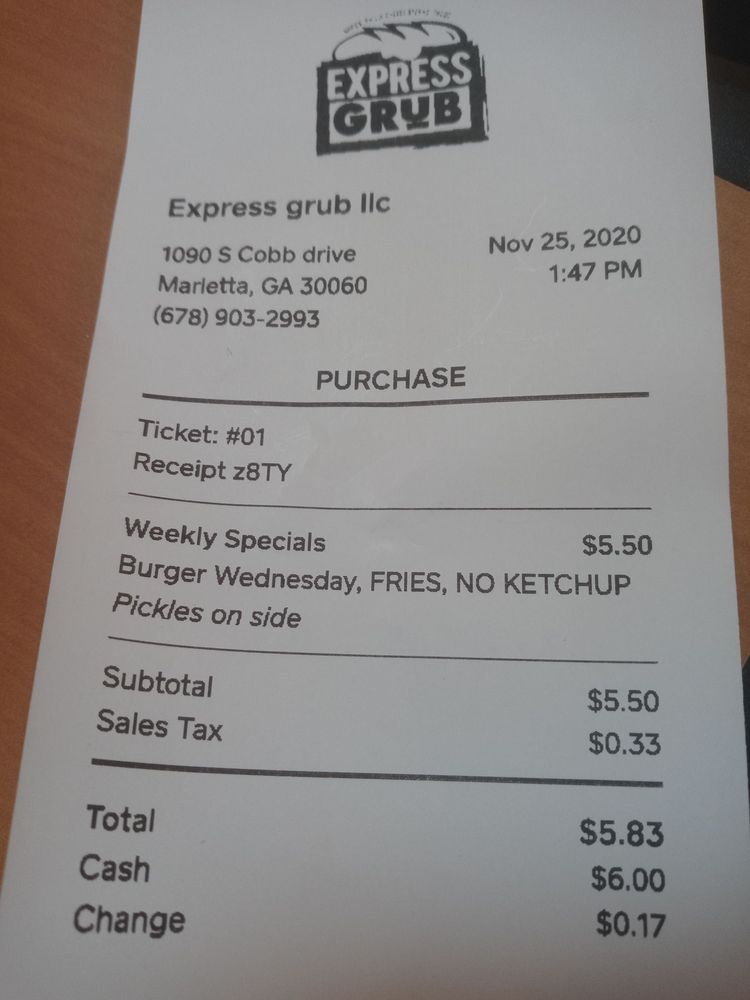 Express Grub 5965 Buford Hwy, Norcross