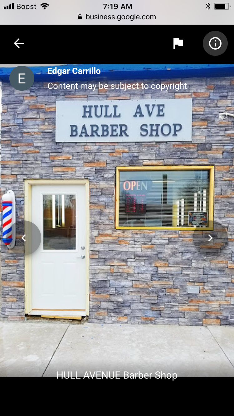 HULL AVENUE Barber Shop