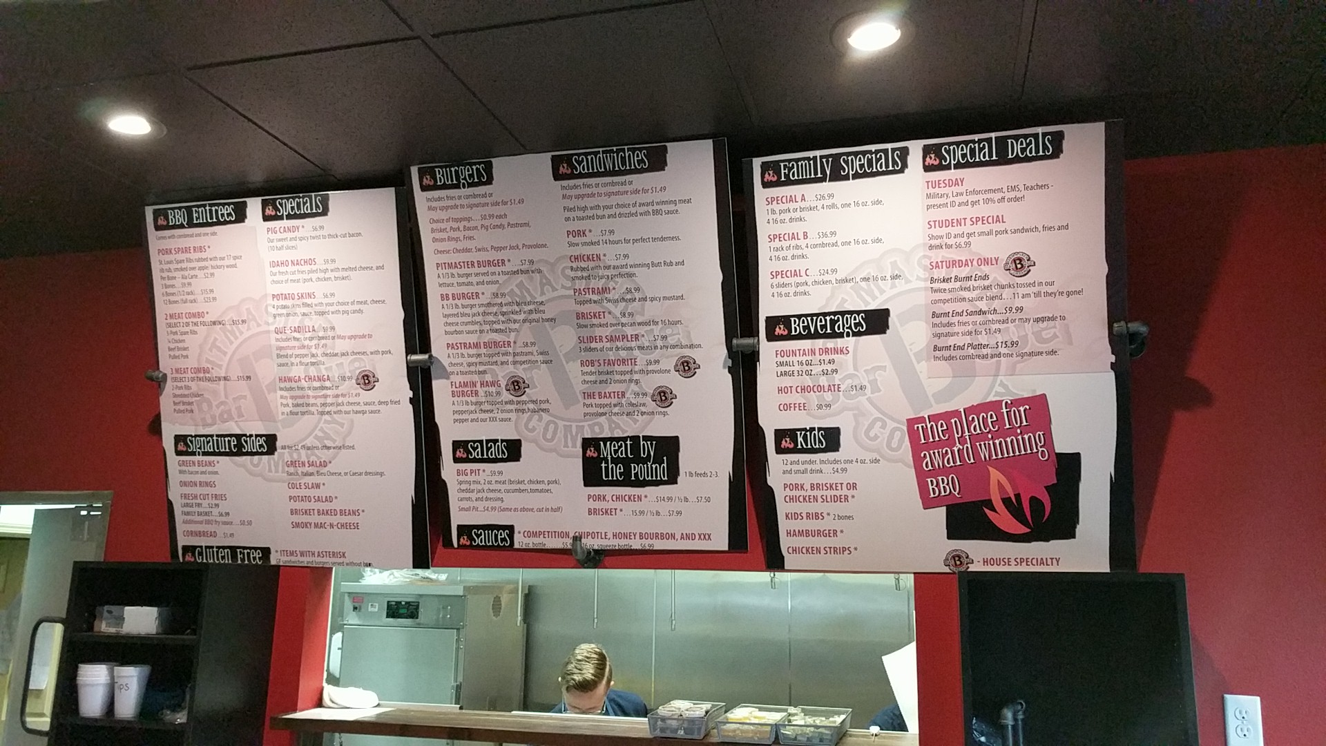 Pitmaster BarBQue Company Menu