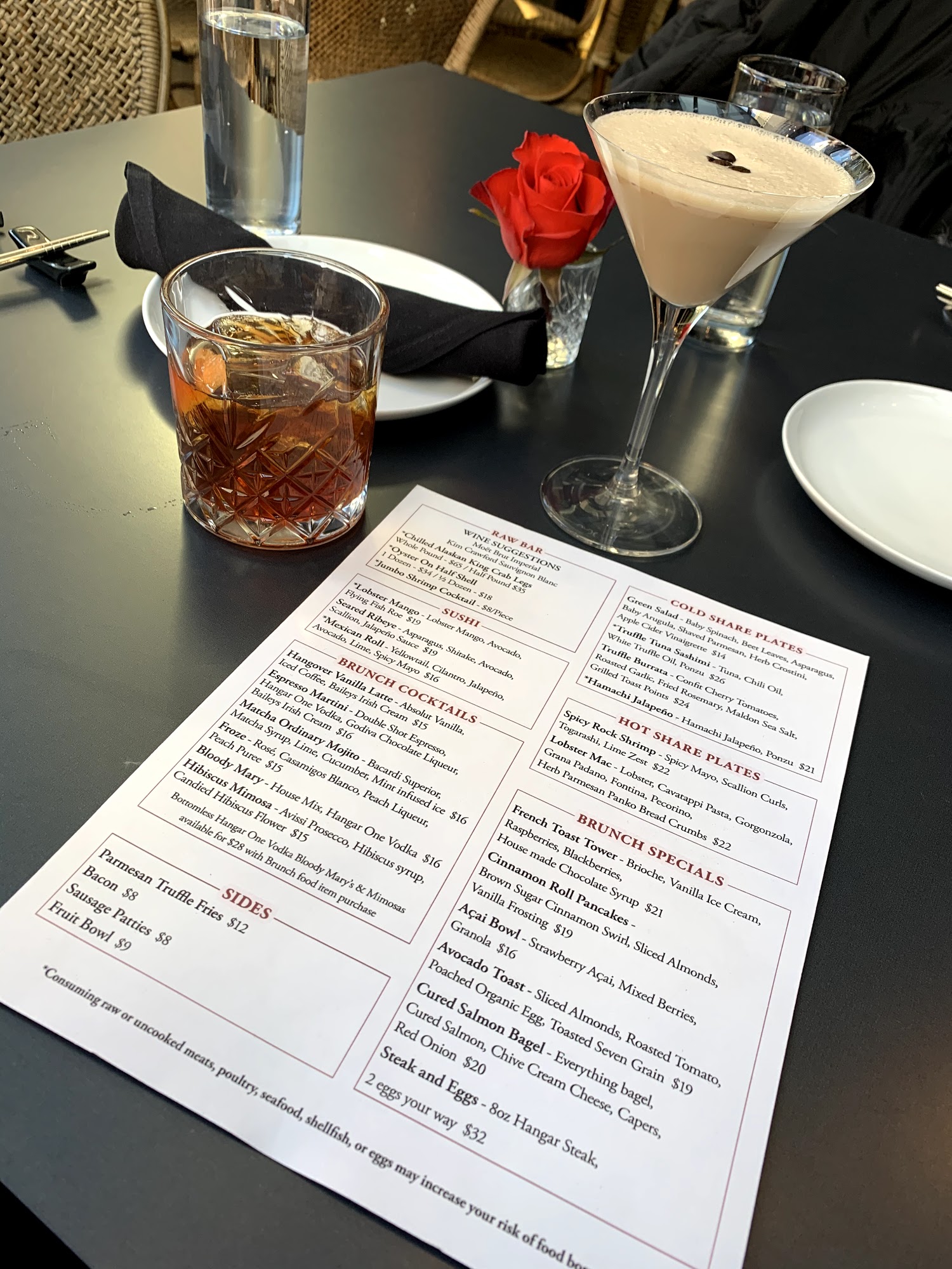 Stockton Restaurant & Lounge Menu