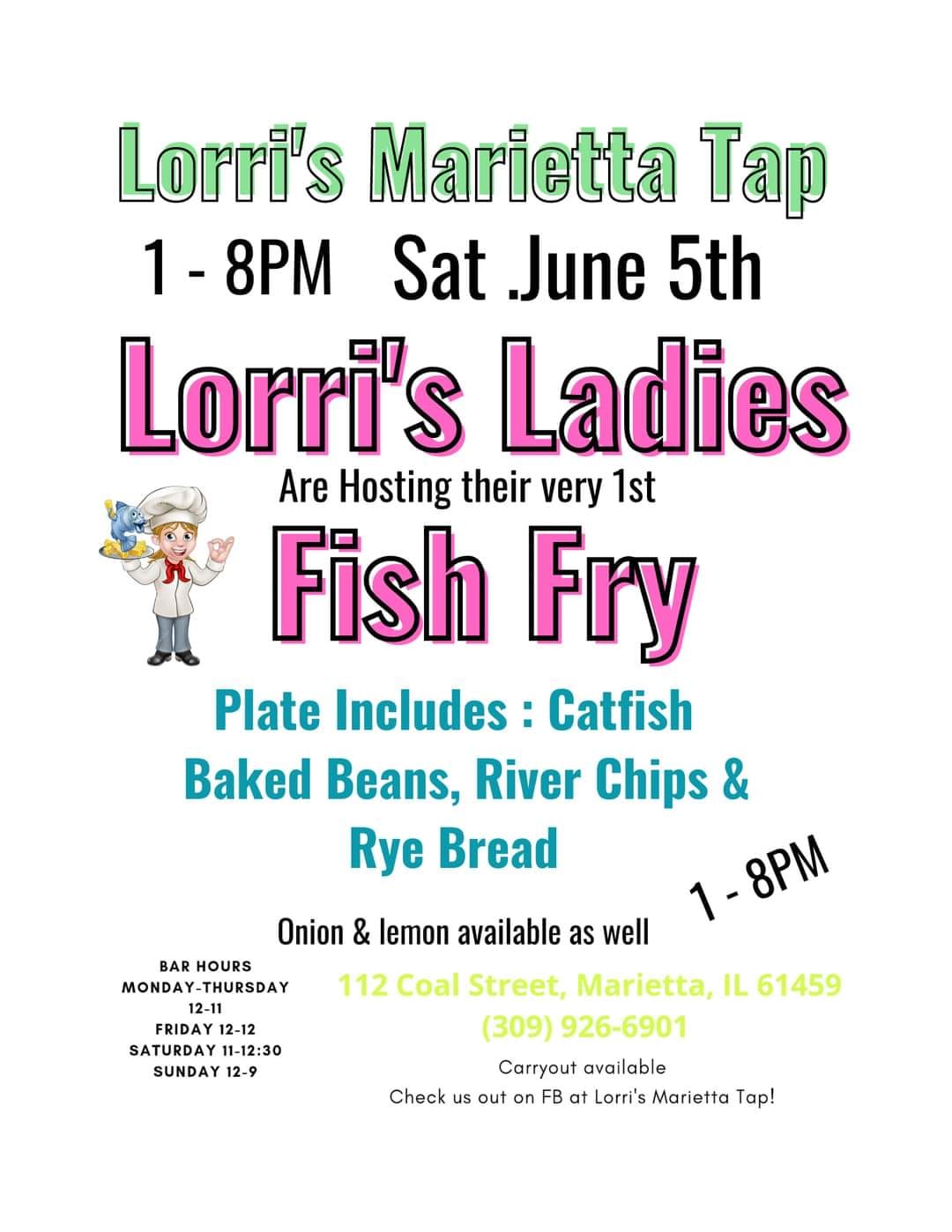 Lorri's Marietta Tap Menu