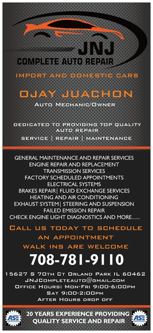 JNJ Complete Auto Repair, Inc.