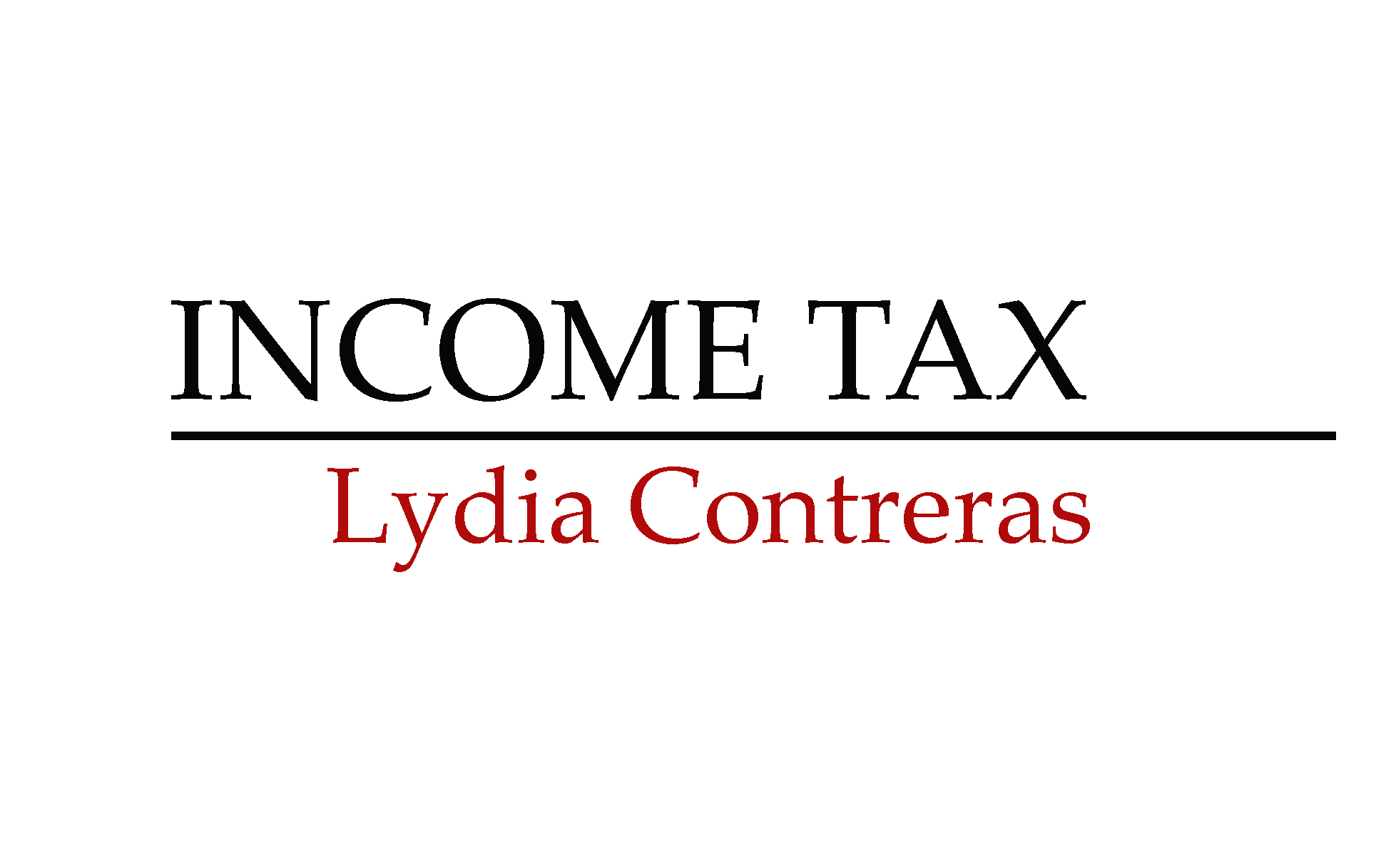 Lydia Contreras Income Tax