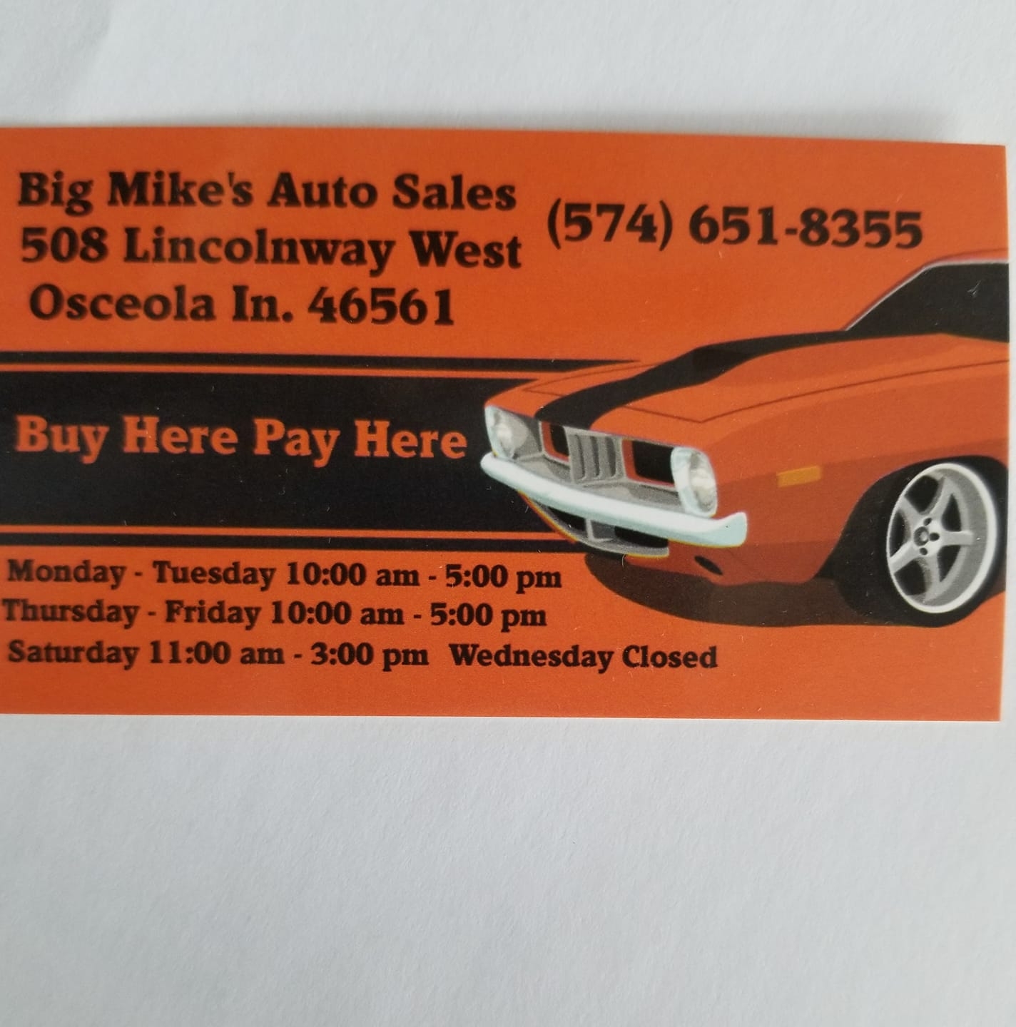 Big Mike's Auto Sales