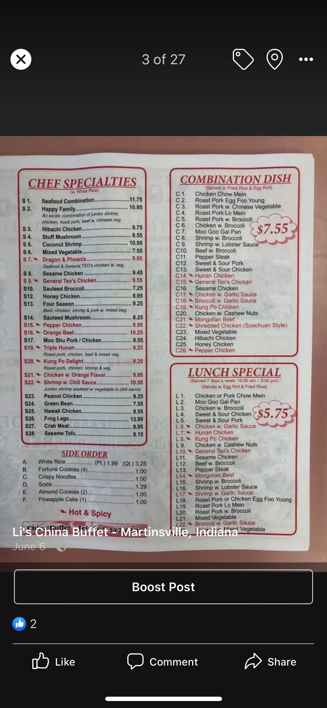 Photo credit: Facebook