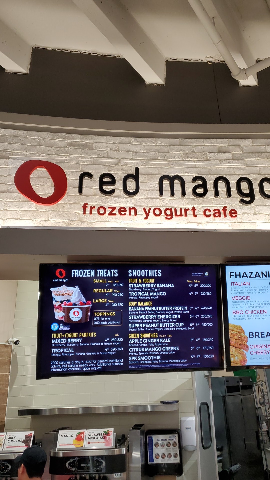 Red Mango Menu