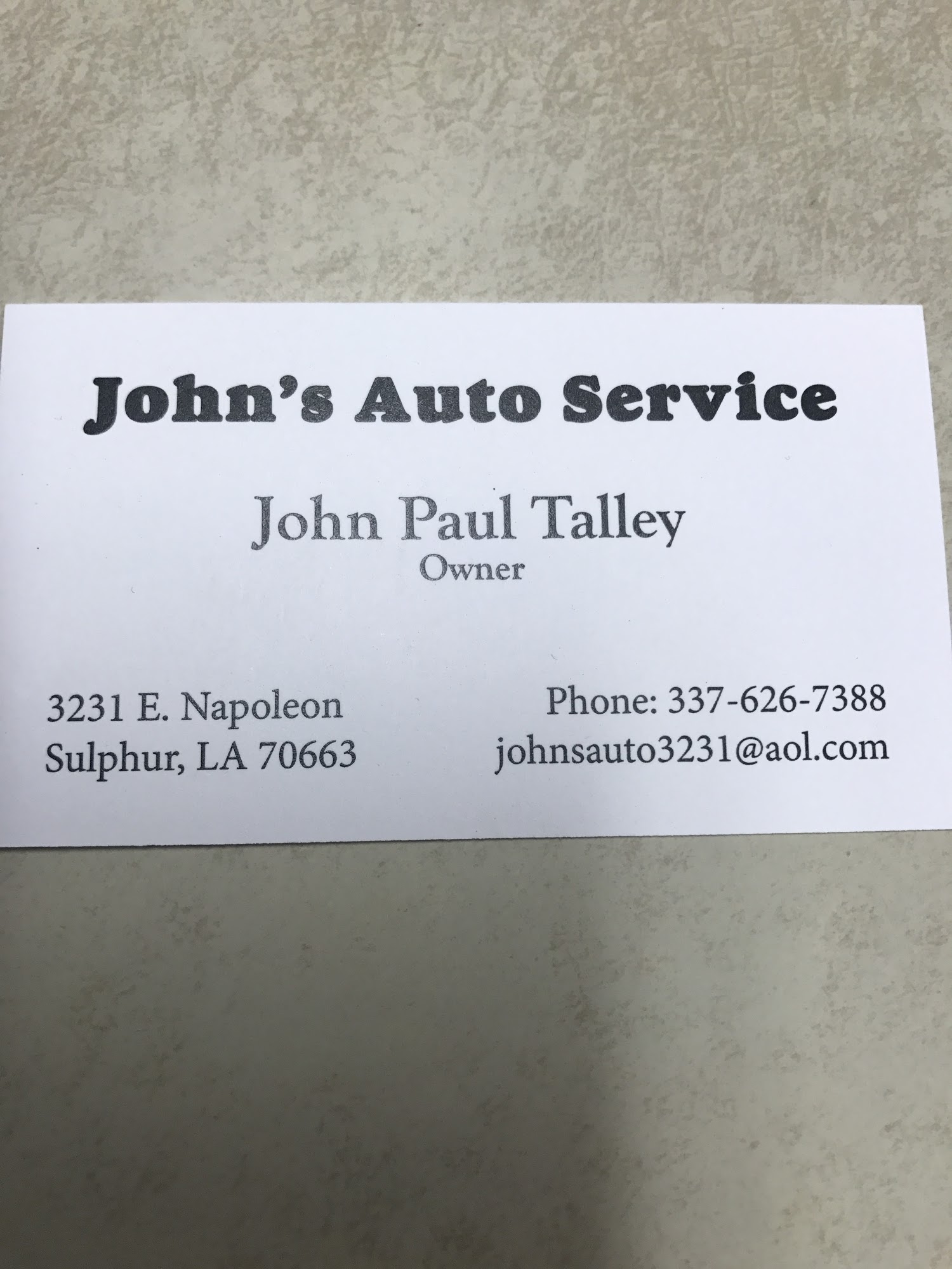 Johns Auto Service