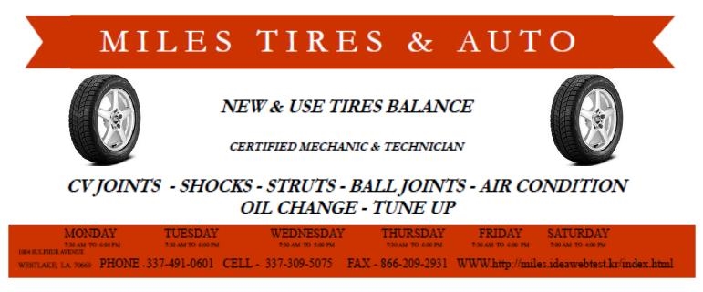MILES TIRES AND AUTO
