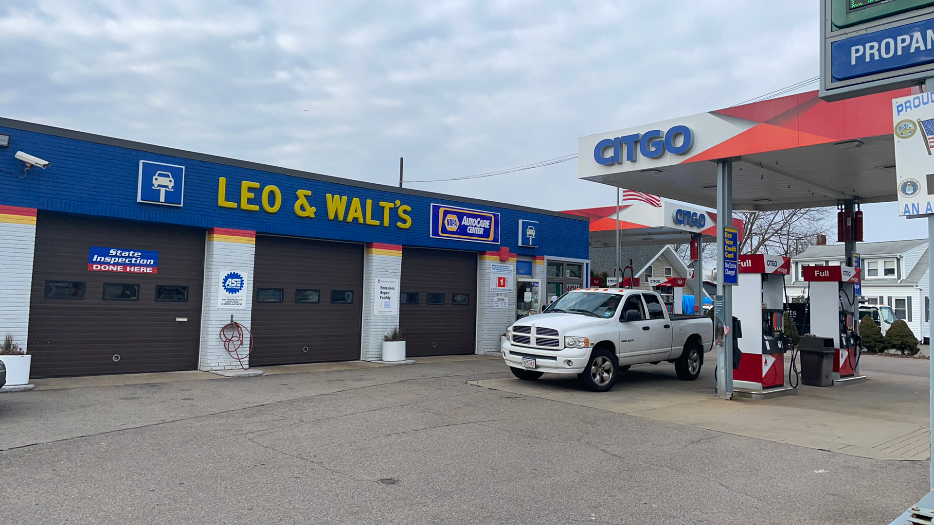 Citgo gas station ,Leo & walt’s