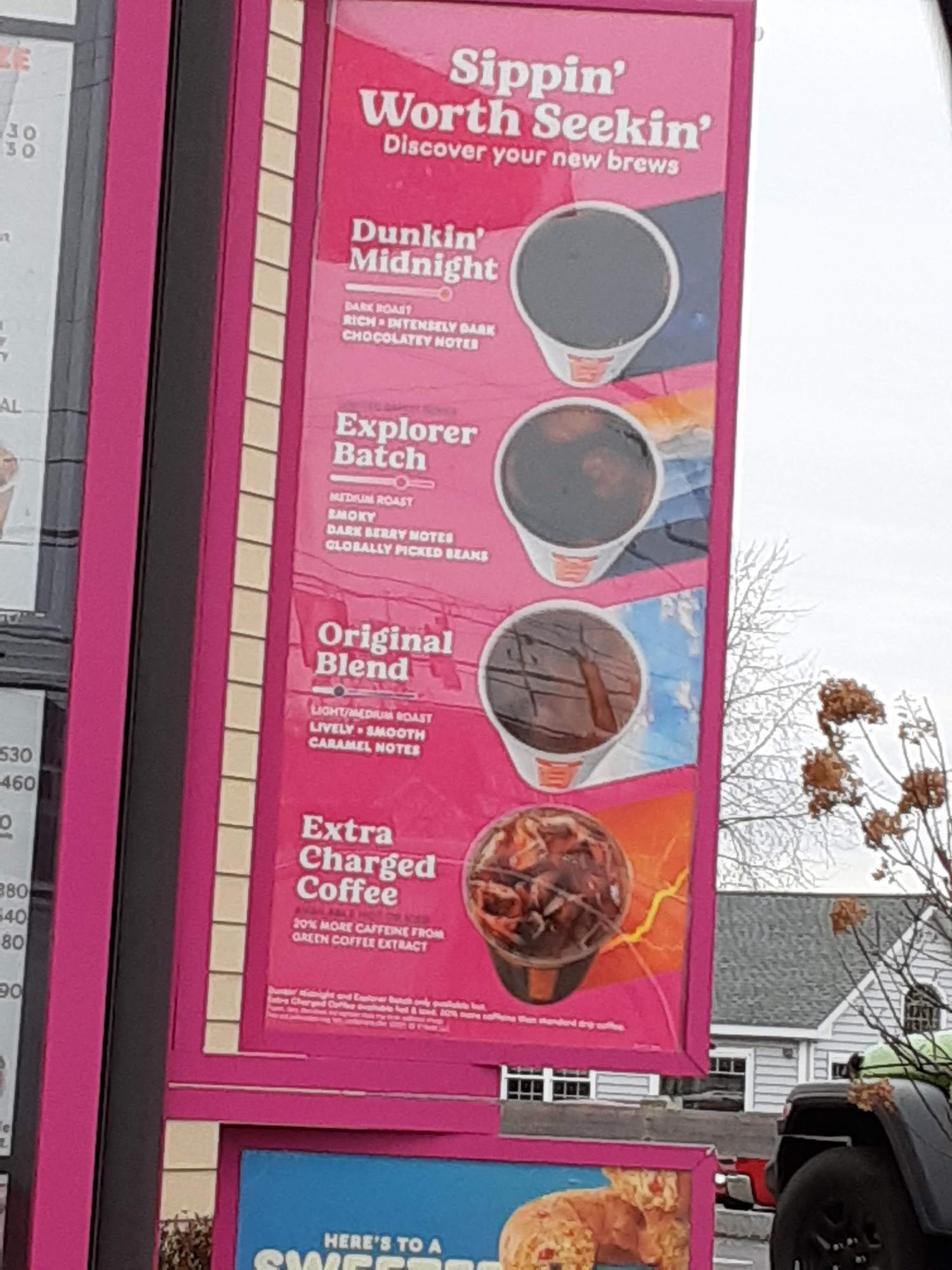 Dunkin' Menu