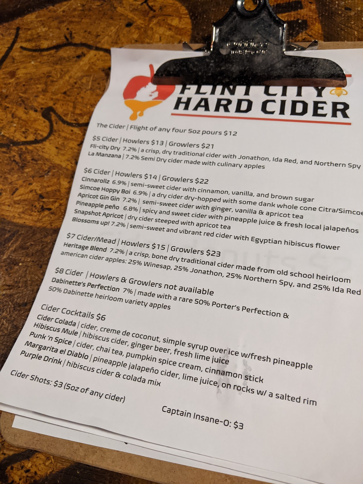 Flint City Hard Cider 610 Martin Luther King Ave, Flint