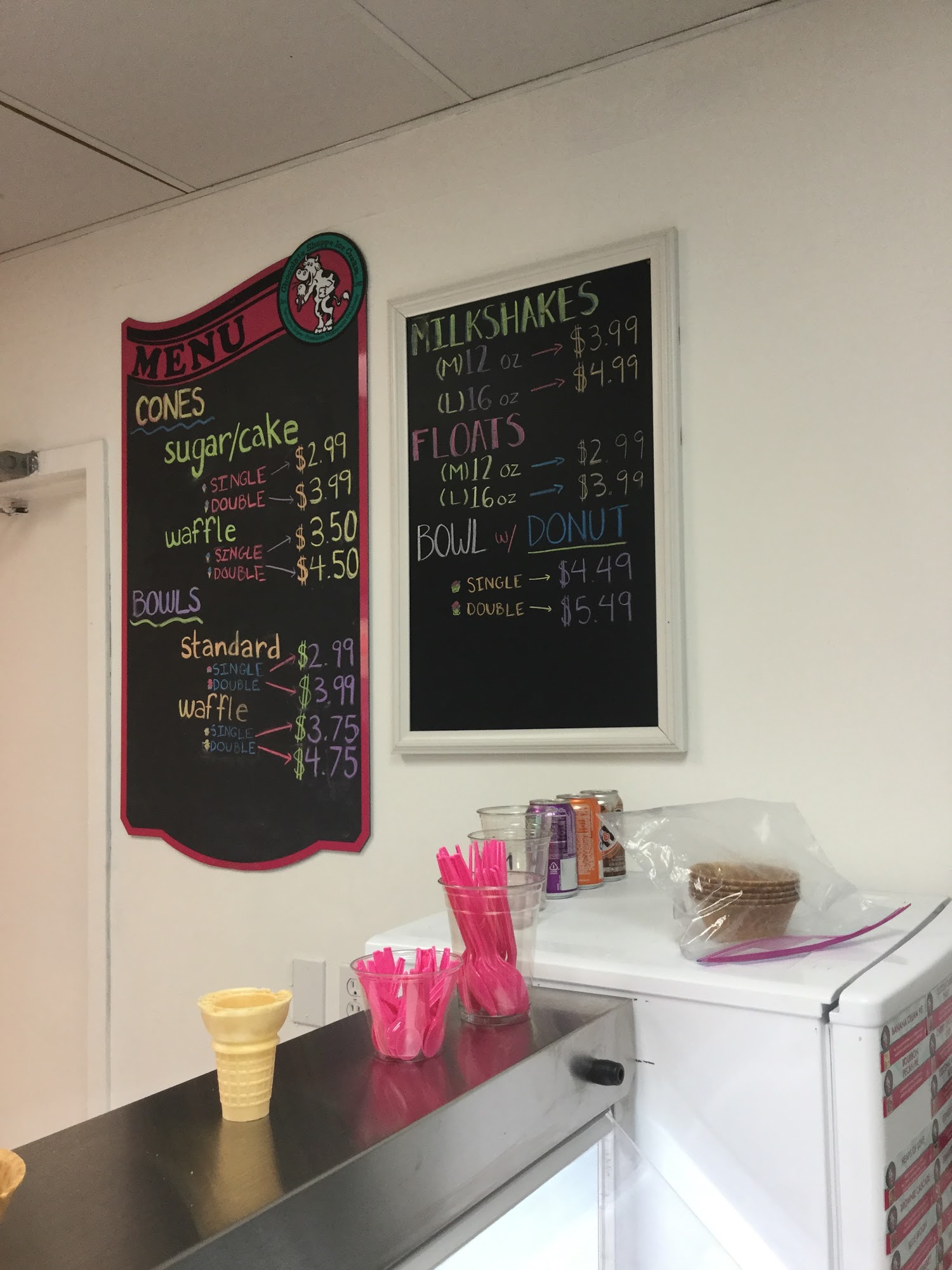 The Scoop Of Avon Menu