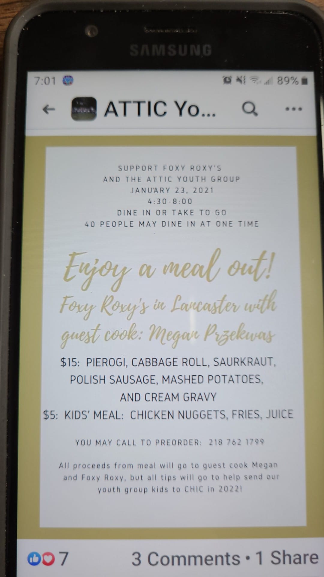 Photo credit: Facebook