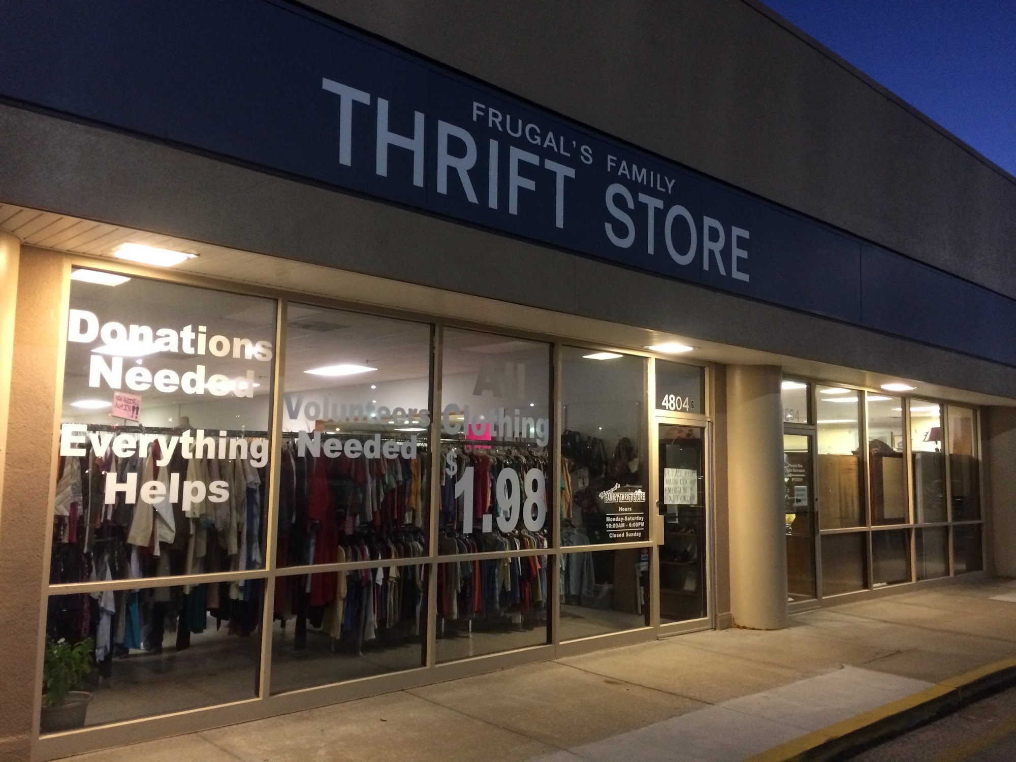 Frugal's Family Thrift Store