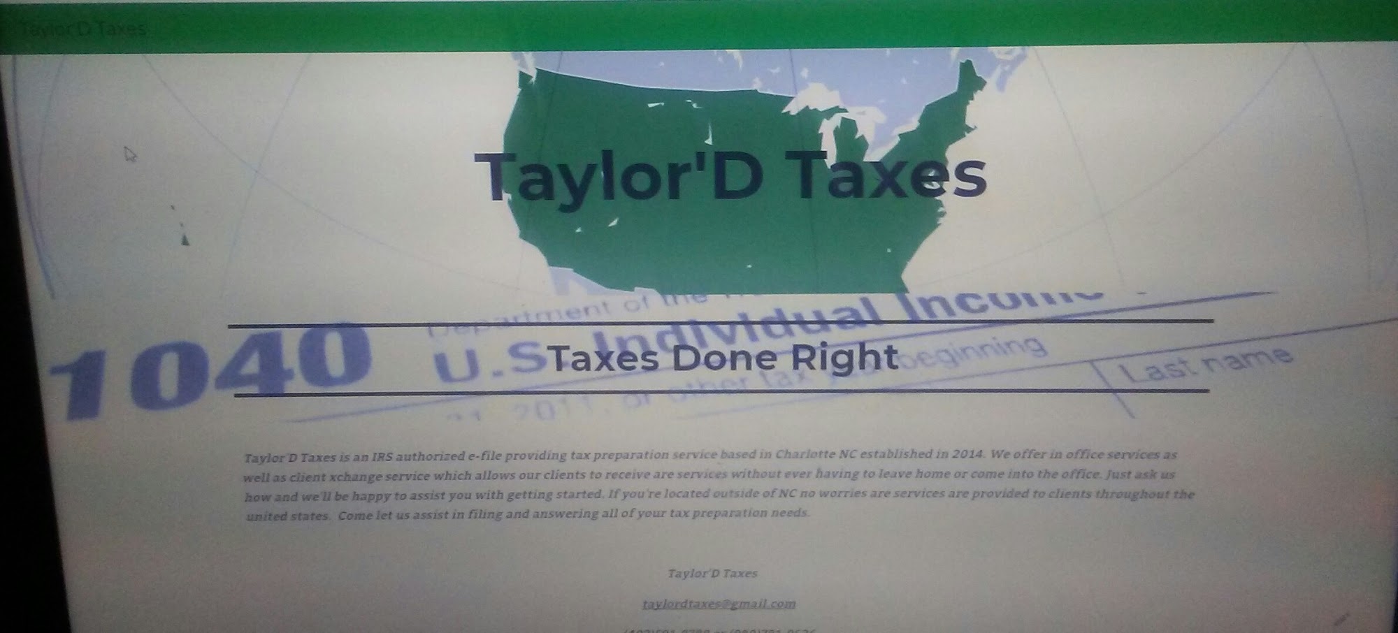 Taylor'D Taxes