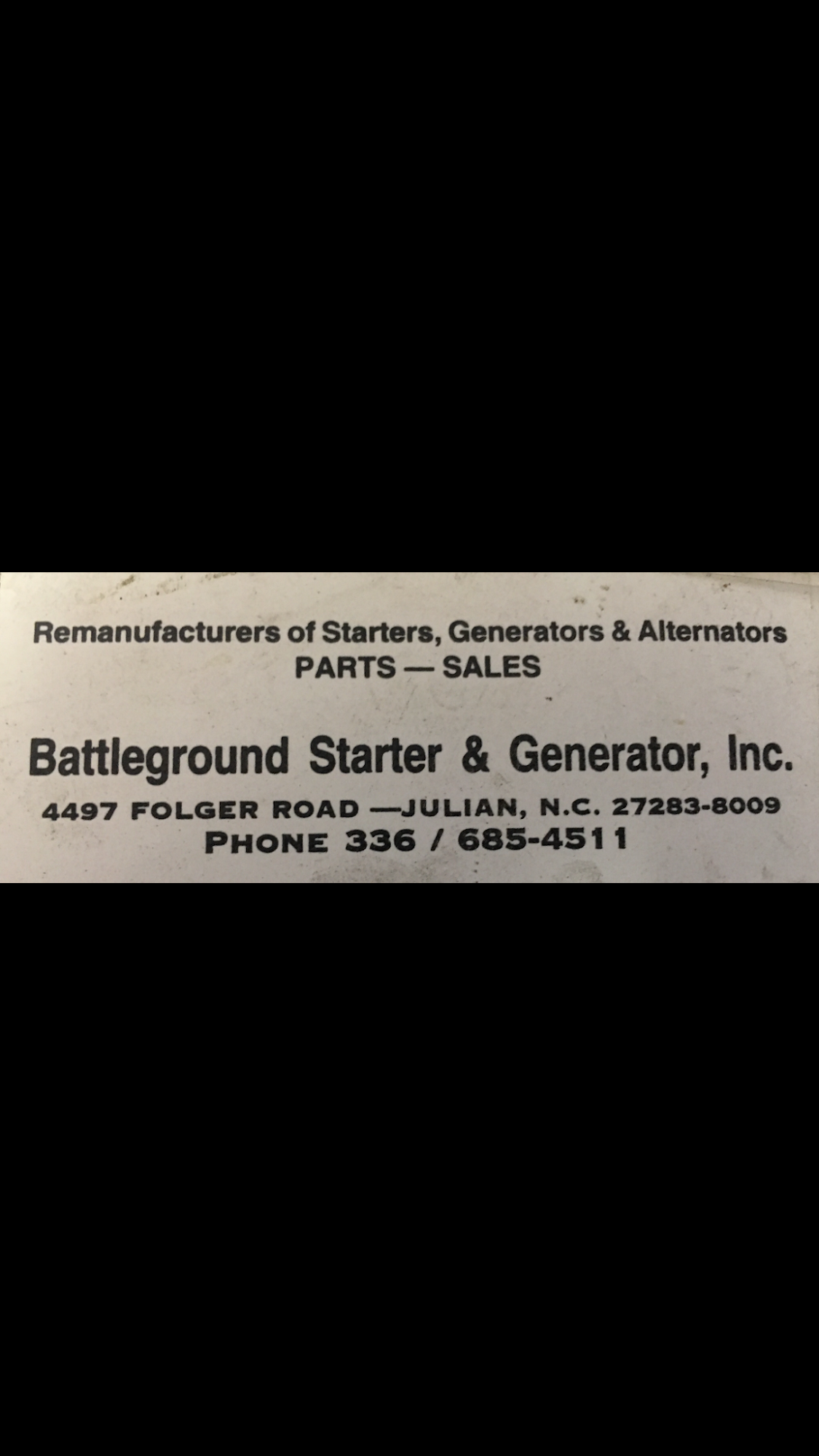 Battleground Starter & Generator