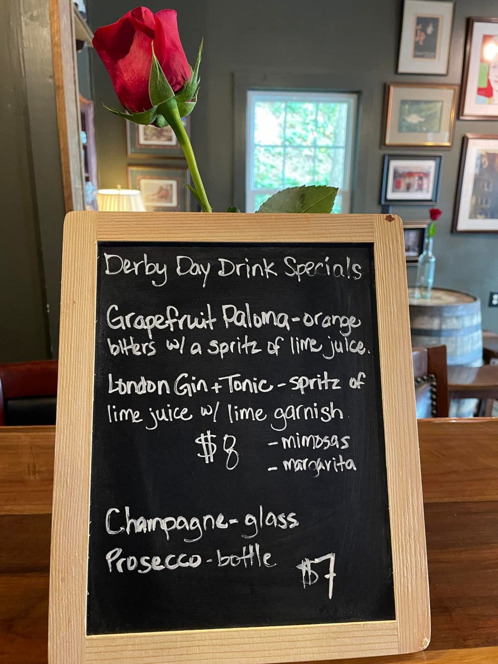 Three Lions Pub Menu