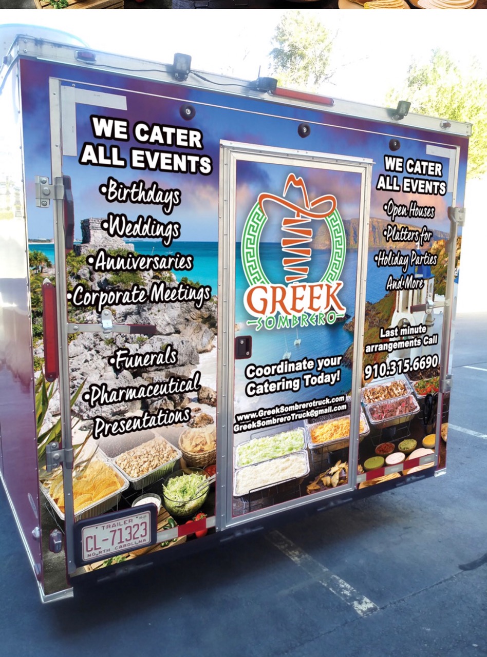 Greek Sombrero Truck Menu