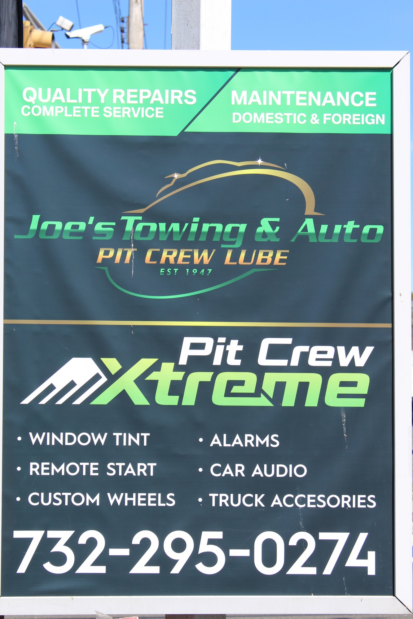 Joes Towing & Auto/Pit Crew Lube