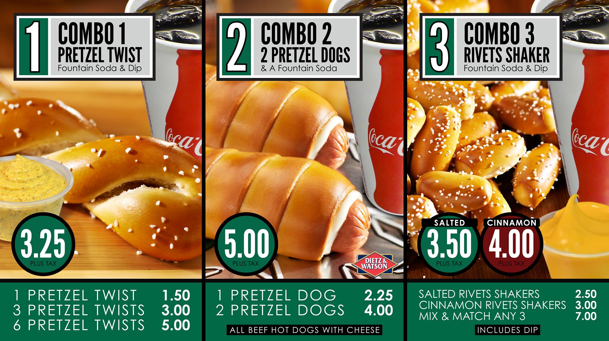 Philly Pretzel Factory - Lumberton Walmart Menu