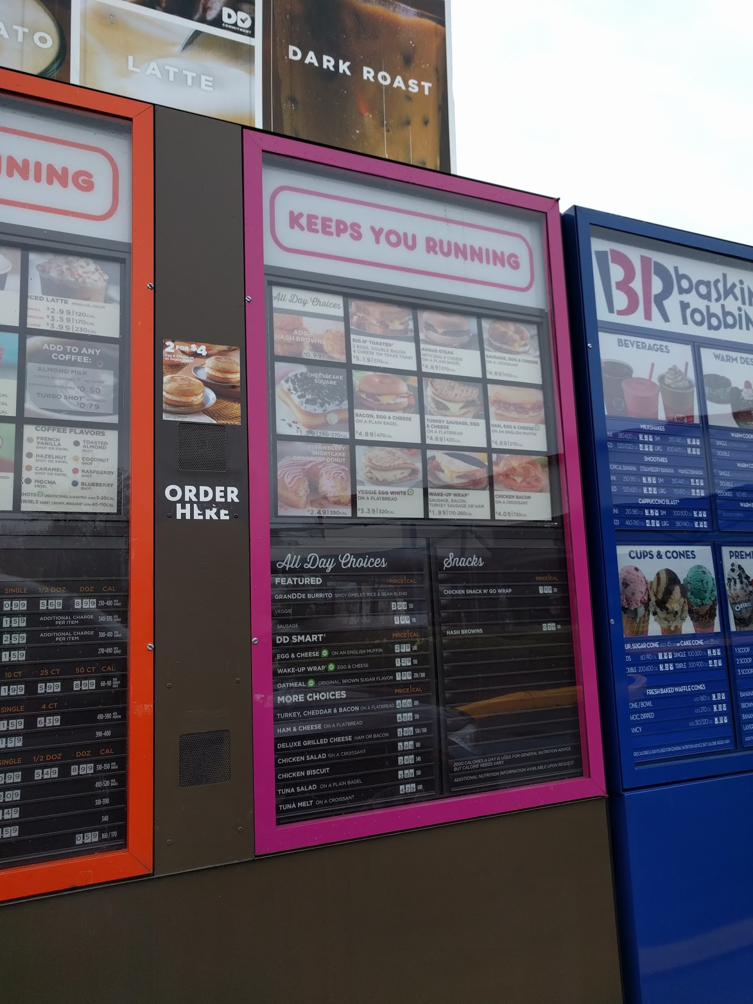 Dunkin' Menu