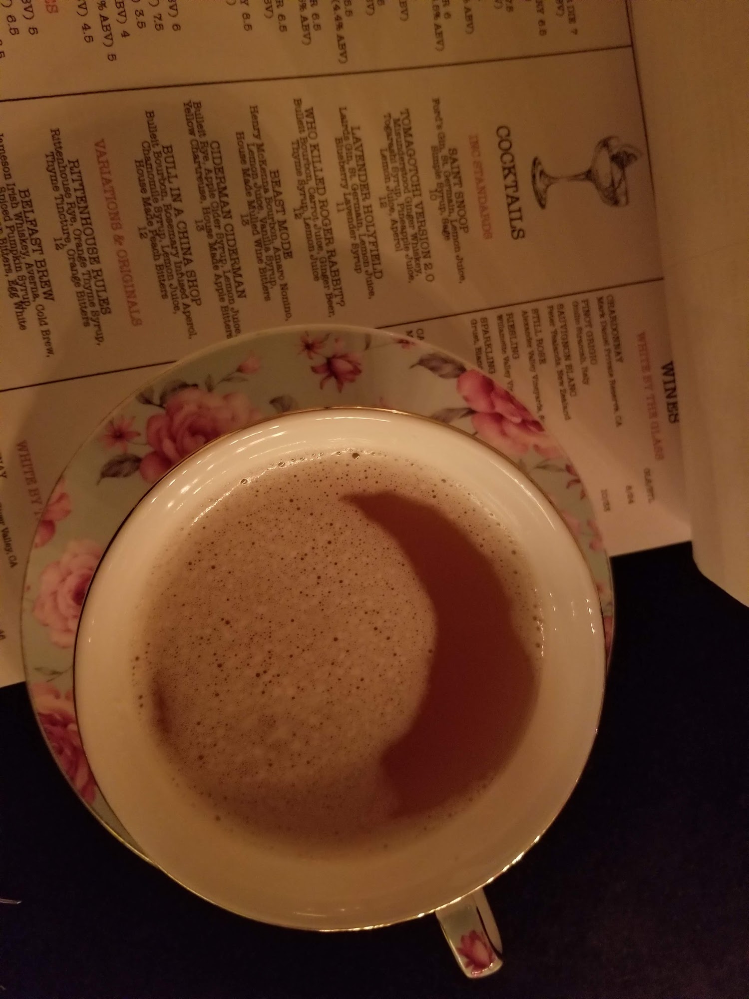 INC American Bar & Kitchen Menu