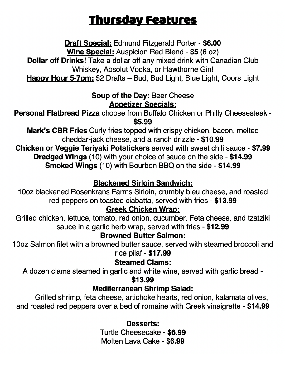 Auburn, NY Restaurants Open for Takeout, Curbside Service and/or